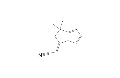 1,2,3,3a-Tetrahydropentalene, 1,1-dimethyl-3-cyanomethylene-