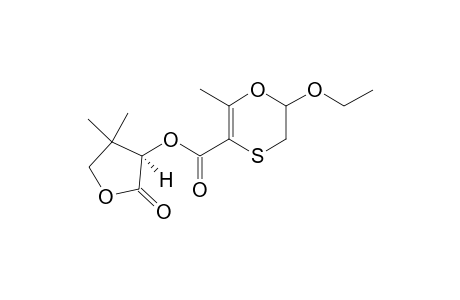 2-Methyl-6-ethoxy-3-[((R)2-oxo-4,4-dimethylfur-3-yloxy)carbonyl]-1,4-oxathiin