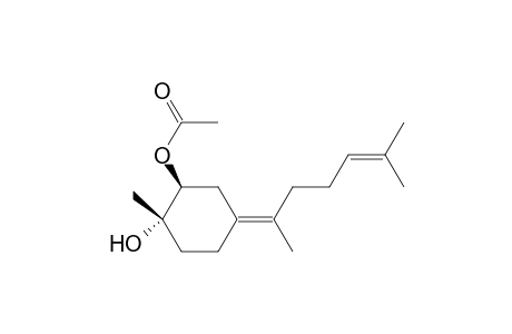 1,2-Cyclohexanediol, 4-(1,5-dimethyl-4-hexenylidene)-1-methyl-, 2-acetate, (1.alpha.,2.beta.,4Z)-(.+-.)-