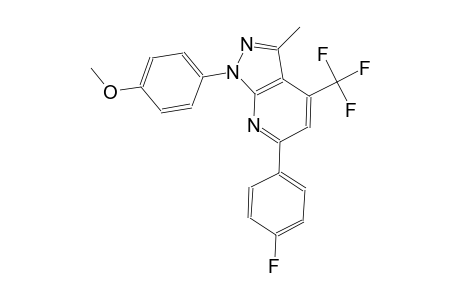 1H-pyrazolo[3,4-b]pyridine, 6-(4-fluorophenyl)-1-(4-methoxyphenyl)-3-methyl-4-(trifluoromethyl)-