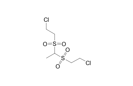 Ethane, 1,1-bis[(2-chloroethyl)sulfonyl]-