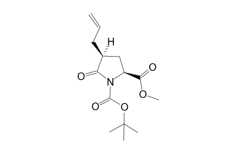 (2S,4S)-4-Allyl-5-oxopyrrolidine-1,2-dicarboxylic acid -1-tert-butyl ester 2-methyl ester