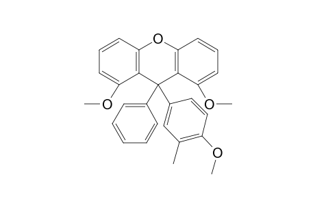 1,8-Dimethoxy-9-(4-methoxy-3-methylphenyl)-9-phenylxanthene