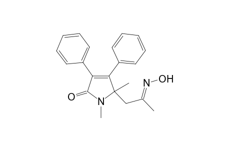 N,5-Dimethyl-3,4-diphenyl-5-[2-(hydroxyiminopropyl)]pyrrol-2-one