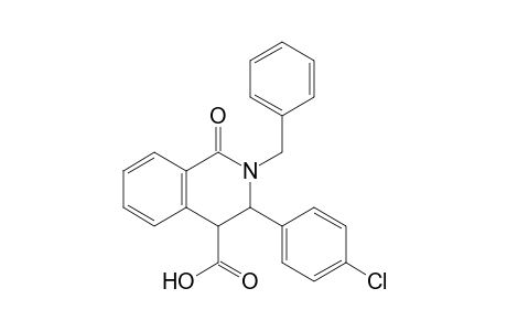 1-Oxo-2-benzyl-3-(p-chlorophenyl)-1,2,3,4-tetrahydroisoquinoline-4-carboxylic Acid