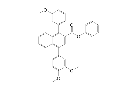Phenyl 4-(3,4-Dimethoxyphenyl)-1-(3-methoxyphenyl)-2-naphthoate