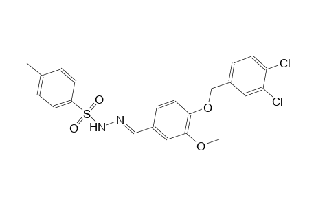 N'-((E)-{4-[(3,4-dichlorobenzyl)oxy]-3-methoxyphenyl}methylidene)-4-methylbenzenesulfonohydrazide