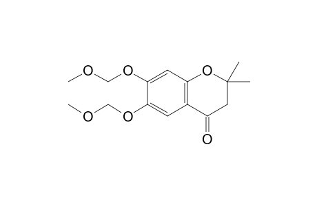 2,2-Dimethyl-6,7-bis(methoxymethoxy)-4-chromanone
