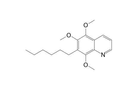 7-Hexyl-5,6,8-trimethoxyquinoline