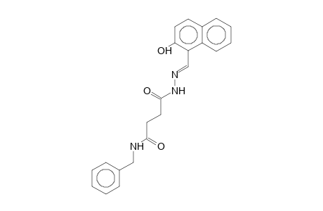 N-Benzyl-4-((2E)-2-[(2-hydroxy-1-naphthyl)methylene]hydrazino)-4-oxobutanamide