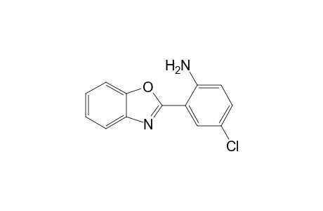 2-(1,3-benzoxazol-2-yl)-4-chloranyl-aniline