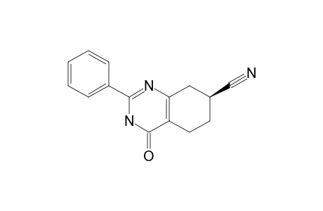 3,4,5,6,7,8-HEXAHYDRO-4-OXO-2-PHENYLQUINAZOLINE-6-CARBONITRILE;MINOR_REGIOISOMER