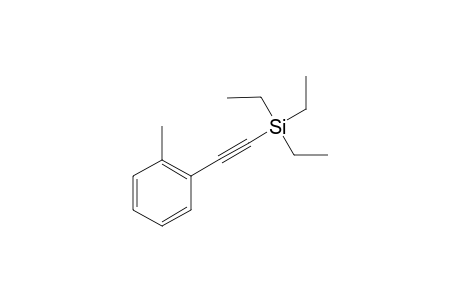 Triethyl(2-methylphenylethynyl)silane