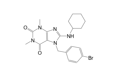 1H-purine-2,6-dione, 7-[(4-bromophenyl)methyl]-8-(cyclohexylamino)-3,7-dihydro-1,3-dimethyl-