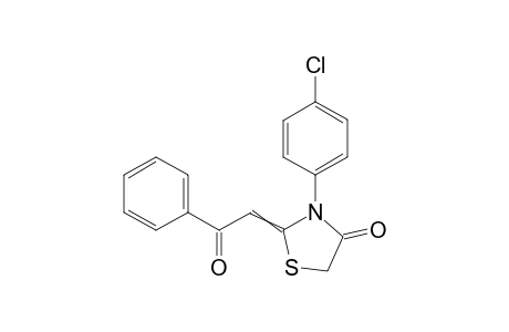 3-(4-Chlorophenyl)-2-(2-oxo-2-phenylethylidene)thiazolidin-4-one