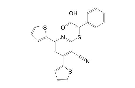 {[3-cyano-4,6-di(2-thienyl)-2-pyridinyl]sulfanyl}(phenyl)acetic acid