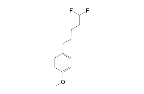 1,1-DIFLUORO-5-(4'-METHOXY)-PHENYLPENTANE