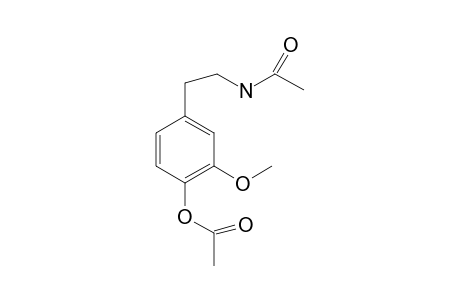 Acetamide, N-[2-[4-(acetyloxy)-3-methoxyphenyl]ethyl]-
