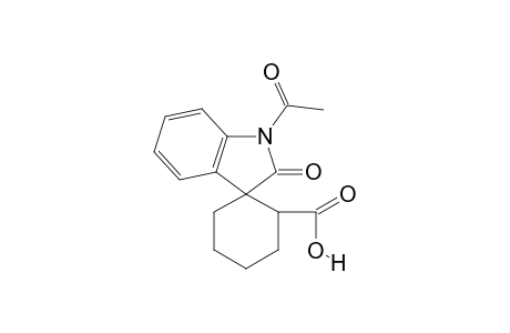 1'-acetyl-2'-keto-spiro[cyclohexane-2,3'-indoline]-1-carboxylic acid