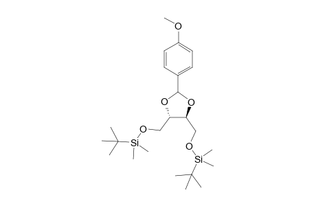 tert-Butyl-[[(4S,5S)-5-[[tert-butyl(dimethyl)silyl]oxymethyl]-2-(4-methoxyphenyl)-1,3-dioxolan-4-yl]methoxy]-dimethyl-silane