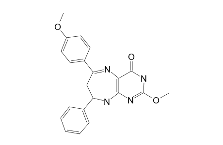 2,3,6,7-TETRAHYDRO-8-METHOXY-4-(4-METHOXYPHENYL)-2-PHENYL-1H-PYRIMIDO-[4,5-B]-[1,4]-DIAZEPIN-6-ONE