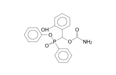 ALPHA-PHENOXY(PHENYL)PHOSPHORYL-2-HYDROXYBENZYL CARBAMATE