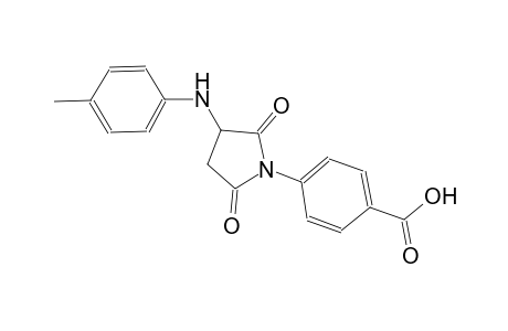 benzoic acid, 4-[3-[(4-methylphenyl)amino]-2,5-dioxo-1-pyrrolidinyl]-