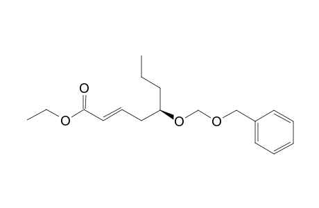 ETHYL-(R,E)-5-(BENZYLOXYMETHOXY)-OCT-2-ENOATE