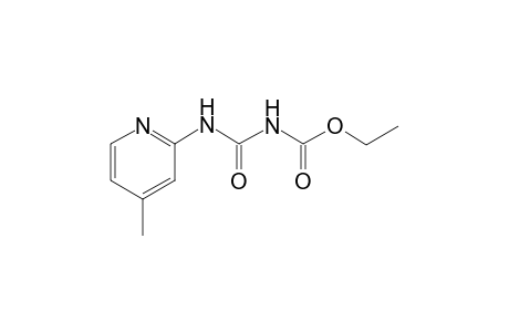 Carbamic acid, [[(4-methyl-2-pyridinyl)amino]carbonyl]-, ethyl ester