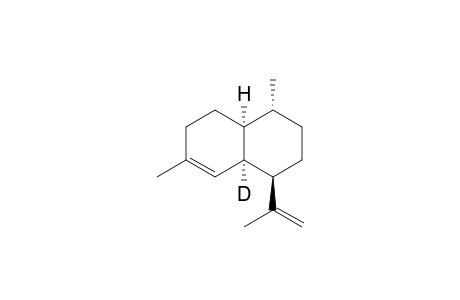 (1R,4R,4aS,8aR)-8a-deuterio-1-isopropenyl-4,7-dimethyl-2,3,4,4a,5,6-hexahydro-1H-naphthalene