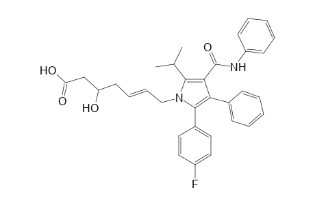 Atorvastatin artifact (-H2O) MS2