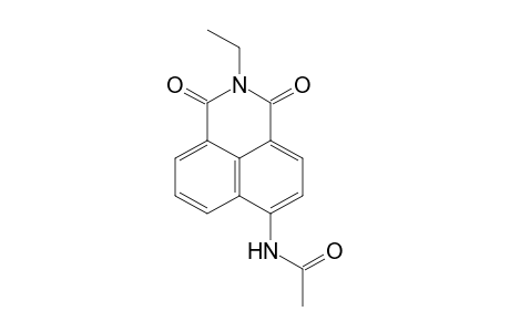 N-(2,3-DIHYDRO-1,3-DIOXO-2-ETHYL-1H-BENZ[de]ISOQUINOLIN-6-YL)ACETAMIDE