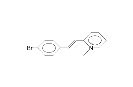 2-(4-Bromo-styryl)-N-methyl-pyridinium cation