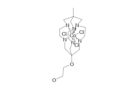 1-(2-HYDROXYETHYL)-8-METHYL-3,6,10,13,16,19-HEXAAZABICYClO-[6.6.6]-ICOSANYL-COBALTCHLORIDE-III;1-(2-HYDROXYETHYL)-8-METHYL-SARCOPHAGINYL-COBALTCHLORIDE-III