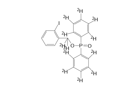 O-(ORTHO-IODOBENZYL-D(2))-DI-(PHENYL-D(5))-PHOSPHINATE