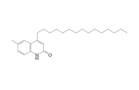 6-methyl-4-pentadecylcarbostyril