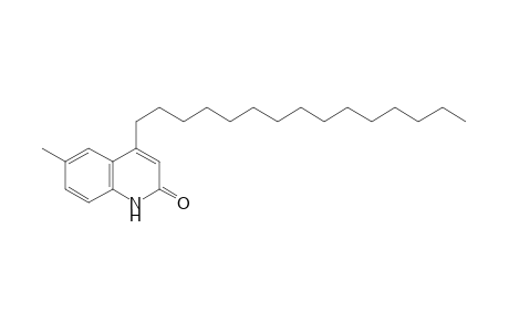 6-Methyl-4-pentadecylcarbostyril