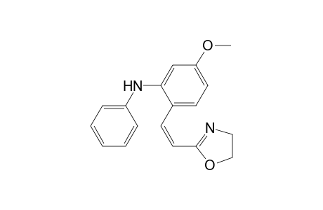 2-[(Z)-(2-Anilino-2-p-methoxyphenyl)ethenyl]-2-oxazoline