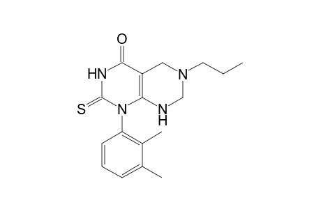 1-(2,3-dimethylphenyl)-6-propyl-2-sulfanylidene-1H,2H,3H,4H,5H,6H,7H,8H-[1,3]diazino[4,5-d]pyrimidin-4-one