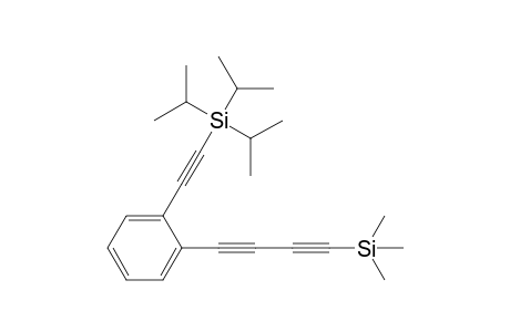 Triisopropyl-[2-[2-(4-trimethylsilylbuta-1,3-diynyl)phenyl]ethynyl]silane