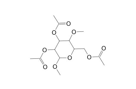 (4,5-diacetoxy-3,6-dimethoxy-tetrahydropyran-2-yl)methyl acetate