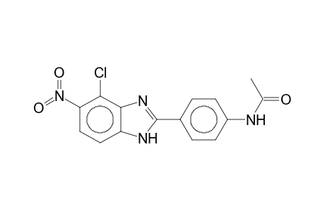 N-[4-(4-Chloro-5-nitro-1H-benzimidazol-2-yl)phenyl]acetamide