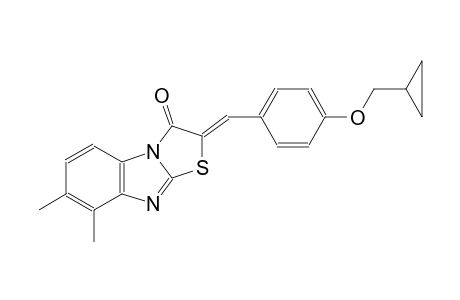 thiazolo[3,2-a]benzimidazol-3(2H)-one, 2-[[4-(cyclopropylmethoxy)phenyl]methylene]-7,8-dimethyl-, (2Z)-