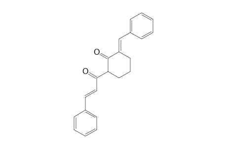 2-[(E)-(3-Phenylacryloyl)]-6-[1-phenylmeth-(E)-ylidene]cyclohexanone