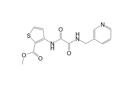 2-thiophenecarboxylic acid, 3-[[1,2-dioxo-2-[(3-pyridinylmethyl)amino]ethyl]amino]-, methyl ester