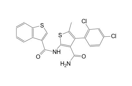 N-[3-(aminocarbonyl)-4-(2,4-dichlorophenyl)-5-methyl-2-thienyl]-1-benzothiophene-3-carboxamide