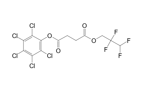 Succinic acid, 2,2,3,3-tetrafluoropropyl pentachlorophenyl ester