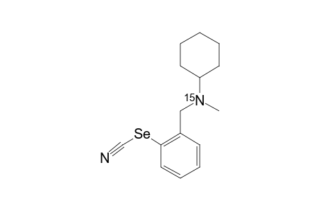 2-[(N-CYCLOHEXYL-N-METHYLAMINO)-METHYL]-BENZENESELENENYL-CYANATE