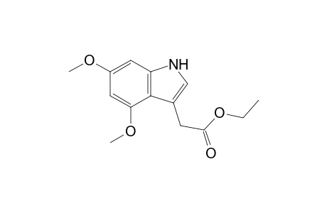 2-(4,6-dimethoxy-1H-indol-3-yl)acetic acid ethyl ester