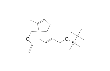 (E)-(.+-.)-(1,1-dimethylethyl)[[4-[1-[(ethenyloxy)methyl]-2-methyl-2-cyclopenten-1-yl]-2-butenyl]oxy]dimethylsilane